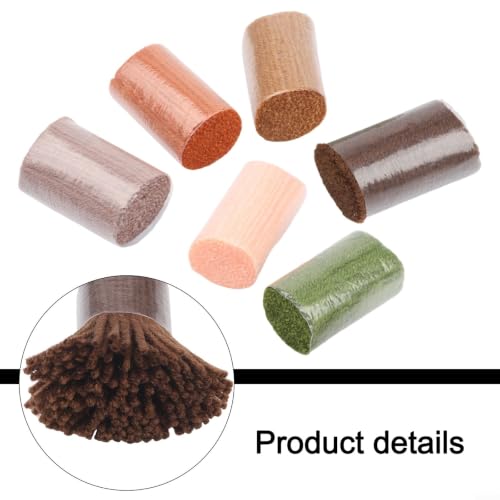 Hilo pre-cortado para alfombra latch hook No. 3 con 30 tonos y largo de 5.5cm 6