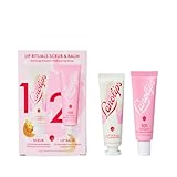 Lanolips Strawberry Lip Scrub & Lip Balm Set - Lip Rituals Lip Care Kit Infused with Pure Lanolin & Strawberry Extract - Gently Smoothes and Hydrates Dry Skin (2 Count)