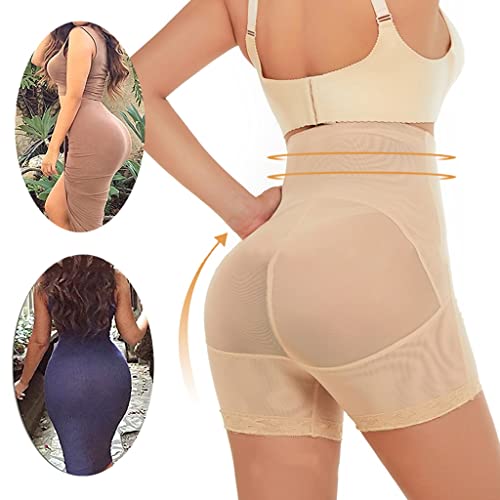 Postpartum Girdle Shapewear Sexy High Waist Tummy Control Butt Lifter Panty Plus Size Hip-Up Body Shaper (Color : Black, Size : Large) #TOP3