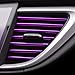 20Pcs Car Auto Air Conditioner Vent Outlet Trim Strip, DIY Decoration Chrome PVC Car Interior Moulding Trim Strip Line for All Straight Air Vent Outlet (Purple)