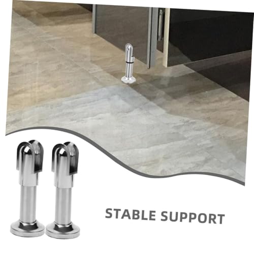 Piètement acier inoxydable pour cloison de toilette BESTYASH x4