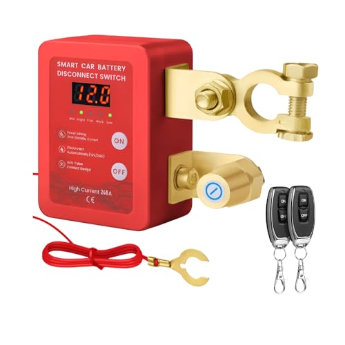 [Firmiarii]�y�g���b�N�p �d�r�Ւf�X�C�b�`�z12V24V�Ή� ��d��300A�ψ� �R�d�h�~�@�\ �ԗ��ۊǎ��o�b�e���[�ی� �����i�C���������� �����Ԑ����m/�C�o�[���� ���S�̃J�[���C�t �Ԃ��d�q�f�B�X�v���C