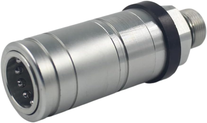 Pull Push Type Breakaway Hydraulic Female Quick Coupler/Coupling, Hydraulic Quick Disconnect with Dust Cap Replacement for JD AL166181 AL200979 for JD 6410 6400 6420 7430