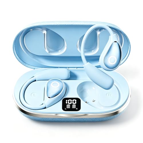 HJSlucky Wireless Headphones with immersive Sound, IPX6 sweatproof. Bluetooth 5.4 Stable Connection. Lightweight All-Day (trapk)