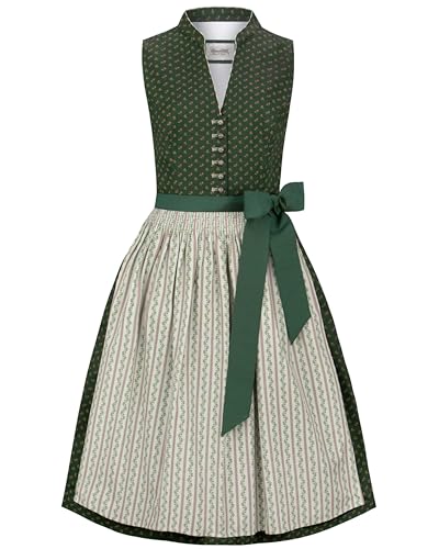 Heimatgwand Damen Dirndl Hannah Kleid Für Besondere Anlässe, Dunkelgrau, 40 EU