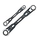 Produktbild KUNZER 7RRS02 Ratschenringschlüsselsatz 4 in 1-2-teiliges Doppelringschlüssel-Set 8-19 mm - umschaltbar