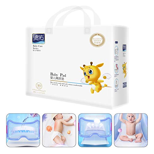 TOYANDONA 30 peças Trocadores Descartáveis para Bebês Almofada para Incontinência Impermeável Tapete