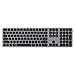 Satechi Tastiera Bluetooth in alluminio con tastierino numerico – Per MacBook Pro/Air M2/M1, iPad Pro/Air M2/M1, Mac Mini M2, iMac M1 layout inglese americano immagine