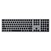 Satechi Aluminum Bluetooth Keyboard with Numeric Keypad - for M2/ M1 MacBook Pro/Air, M2/ M1 iPad Pro/Air, M2 Mac Mini, iMac M1 (Space Gray)