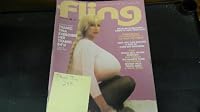 Fling Busty Adult Magazine March 1982 Titanic Tina B0052LOIVO Book Cover
