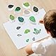Stempelkissen Grün Ink Pad Fingerabdrücke Set, Stempelkissen Fingerabdrücke zum Papier Handwerk Stoff Malerei Basteln, Stempelkissen Kinder, DIY Fingerstempel Fingerabdruck Set