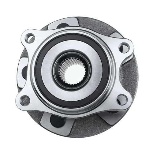 Image of Detroit Axle - AWD Front Wheel Bearing Hubs for 2009-2017 Lexus LS460 2008-2016 LS600h, 2pc Wheel Bearing and Hubs Assembly 2010 2011 2012 2013 2014 2015 Replacement