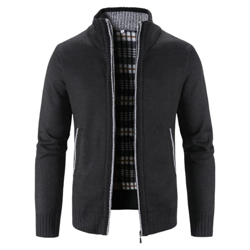 Cardigan tricot jacquard manches longues homme veste chaude automne hiver européenne