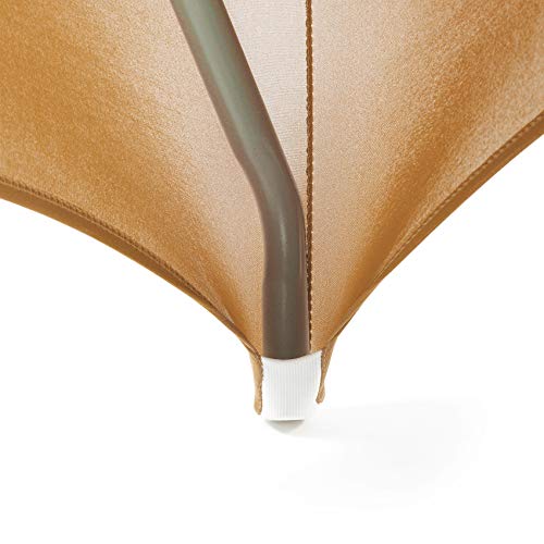 Image of Peomeise 6FT Spandex Table Cover Rectangular Stretch Spandex Tablecloth (Gold,6FT)