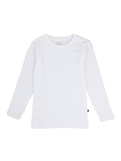 PROTEENS Boys Tshirt Round Neck Full Sleeves Pack of 1-White