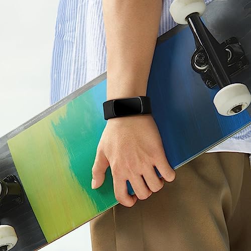 [2-PACK]Silicone Bands for Fitbit Charge 6 / Charge 5 Bands Women Men, Soft Waterproof Sport Replacement Bracelet Strap for Fitbit Charge 6 / Charge 5 Fitness Tracker (Black/Black, Large for 7.1"-9.0" wrist) — view 6