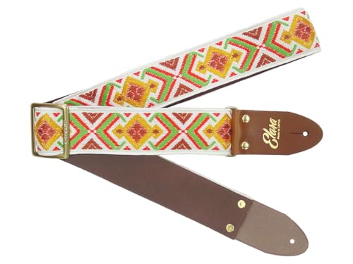 Elara Straps [�G�����X�g���b�v] Geometric White/Honey Ultrasuede ���������ȃv���d�l�̃M�^�[�X�g���b�v