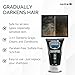 MENFIRST Gradual Gray Shampoo For Men - Dark Shades - Gray Hair Darkening and Reverse Gray Hair Shampoo - Gradual hair color for gray hair coverage Hypoallergenic & Harsh Chemical-Free