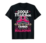Rollschuhfahren Coole Mädchen fahren Rollschuh T-Shirt