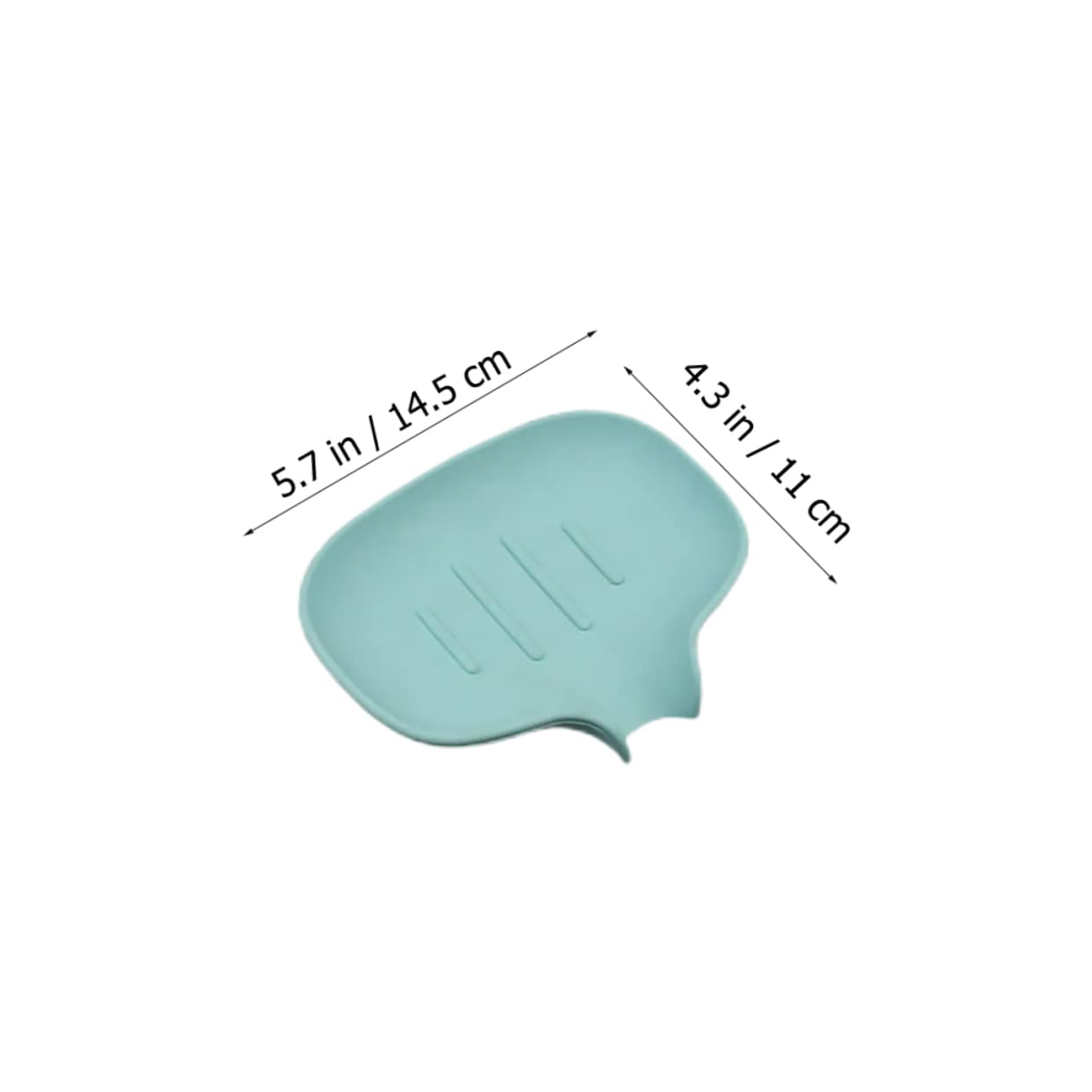 Jabonera Escurridora de Silicona, Pack de 4, Diseño Moderno