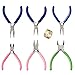Produktbild Craftdady 6-teiliges Schmuckzangen-Set mit gebogener Spitzzange, Seitenschneider, Rundzange, Flachzange für Schmuckherstellung, Reparatur von Perlen