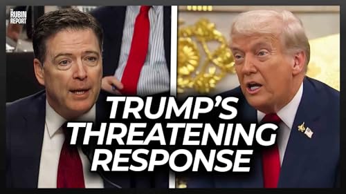 Press Stunned by Trump’s Brutally Honest Reaction to James Comey Question Podcast Por arte de portada