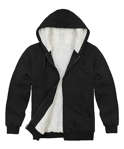 Collections Etc Ultra Soft Sherpa Lined Zip-Up Hooded Sweatshirt2