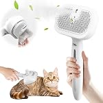 Katzenbürste mit Dampf, 3 In 1 Hundebürste Kurzhaar Katzenbürste Langhaar Unterwolle Haarbürsten Katzen Zubehör, Multifunktionale Katzenhaarbürste Dampfbürste Bürste Für Katzen und Hunde