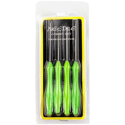 SZXMDKH Carp Fishing Baiting Rigs Tool Kit Set, 4 in 1 Carp Fishing Tackle Kit, Including Hook Needle, Driller, Knot Puller, and Fishing Braid Line Scissors for Lures Bait Driller - Image 7