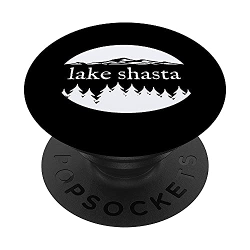 Lago Shasta California Naturaleza Vacaciones Diseño PopSockets PopGrip Intercambiable Cover
