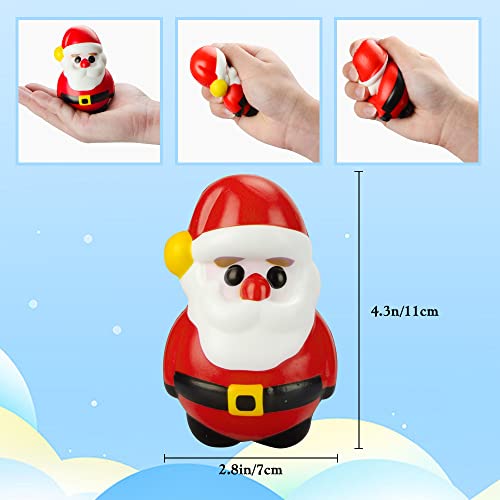 4Pcs Natale Squishy Toys Kawaii, VICTERR