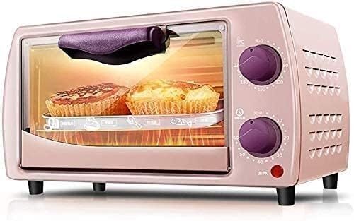 Horno Tostador Eléctrico, Mini horno eléctrico for el hogar, horno multifuncional for hornear, hornillo for pan, parrilla for el hogar, horno pequeño for hornear pasteles y Pizza, mini hornos de 9L(Pi