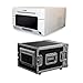 DNP DS620A Compact Professional Event & Photo Booth Portrait Digital Printer with Odyssey Innovative Designs Flight Zone Hard Case (Black/Chrome)