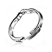 FST Physiotherapy Metal Cock Ring, Medical Cock Ring Adjustable Magnetic Enhancer Male Metal Penis Ring (Large)