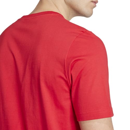 adidas Camiseta masculina Manchester United DNA, Vermelho Mufc, G