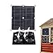 Eastuy Kit 4 ventole ad energia Solare da 100 W | Ventilatore Solare a Risparmio energetico | Ventilatore Esterno ad energia Solare, Ventilatore Solare Portatile, Accessori per pollaio e capannone
