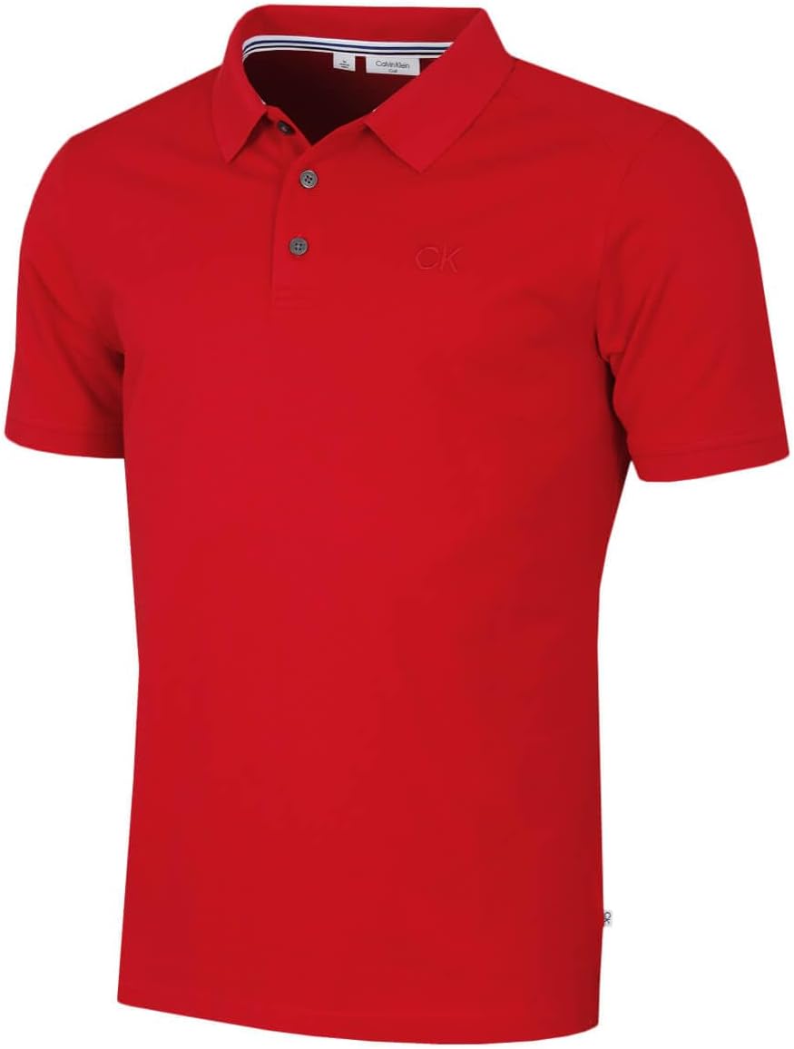 Calvin Klein Men's Campus Coastal Wicking Golf Polo Shirt