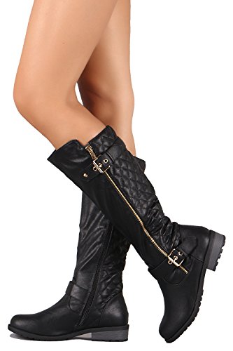 JJF Shoes Forever Link Mango-21 Lady Boot,Black,9