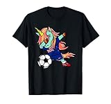 Dabbing Unicornio Unicorn Nueva Zelanda Fútbol Bandera Camiseta