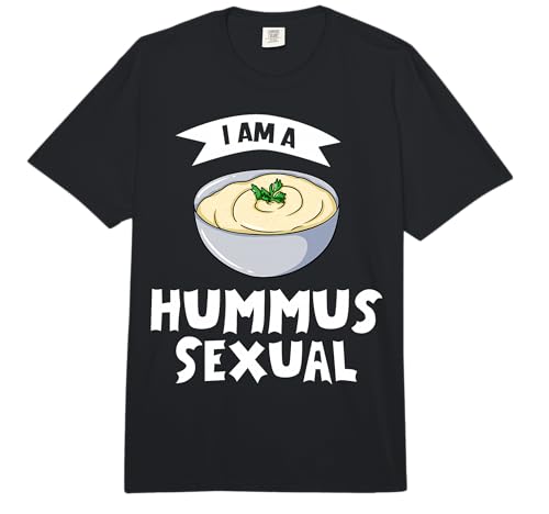 Hummus Healthy Gift Recipes Black Bean Comfort Colors Adult Heavyweight T-Shirt