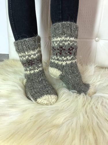 Generic 100% Sheep Wool Socks Handmade//Extra Thick//Large Sizes//Pure Wool Socks//Bed Wool Socks Organic Wool//Christmas Gift  thumb #7