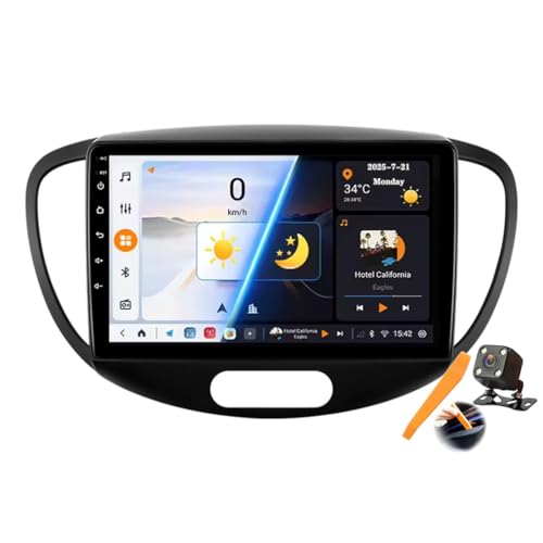Estéreo para Hyundai I10 con Android 15.0, sonido DSP y control SWC