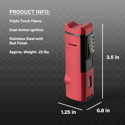 Encendedor Visol Torch Triple Llama miniatura 3