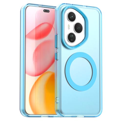 Coque Honor 400 Pro antichoc bleu magnétique compatible Magsafe Premium
