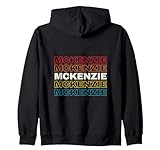 I Love Mckenzie Personalizado Retro Sunset Primer Nombre Sudadera con Capucha