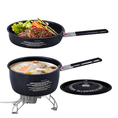 Ensemble de casseroles de camping polyvalent pour repas de famille en plein air