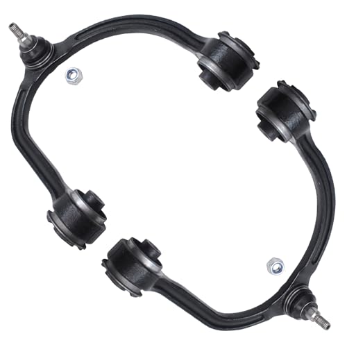 Image of Detroit Axle - 10pc AWD Front Conrtol Arms Kit for Chrysler 300 Dodge Charger Magnum, 4 Upper Lower Control Arms w /Ball Joint, 4 Inner & Outer Tie Rods, 2 Sway Bar Links Replacement