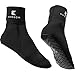 Khroom 3mm Neoprensocken Gr. 32-46 Herren, Damen, Kinder | Wassersocken mit Anti-Rutsch Sohle passend zu Flossen - Schwarz - wasserdichte Aqua Socken für Strand und Beach Volleyball | Badesocken 44-46 46 mm günstig Kaufen-Khroom 3mm Neoprensocken Gr. 32-46 Herren, Damen, Kinder | Wassersocken mit Anti-Rutsch Sohle passend zu Flossen - Schwarz - wasserdichte Aqua Socken für Strand und Beach Volleyball | Badesocken 44-46