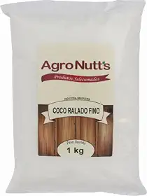 Coco Ralado Fino 1kg Importado Agronutts