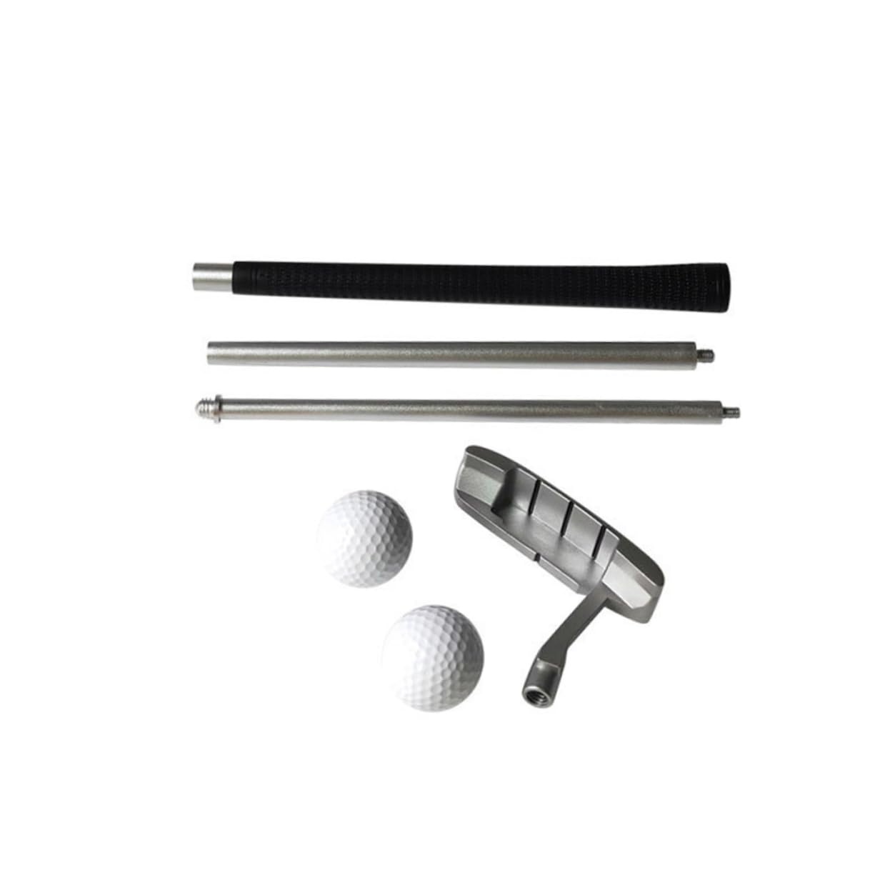 Abaodam 1 Set High Putter Right Hand Aluminium Alloy Push Rod with Detachable Accessories Rods Head Balls for Enthusiasts and Driving Ranges